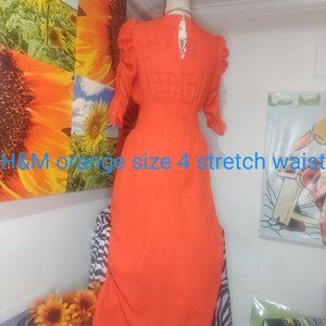 H &M Orange dress